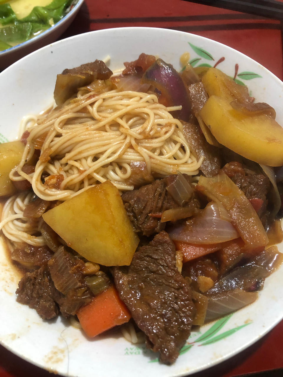 番茄土豆炖牛腩