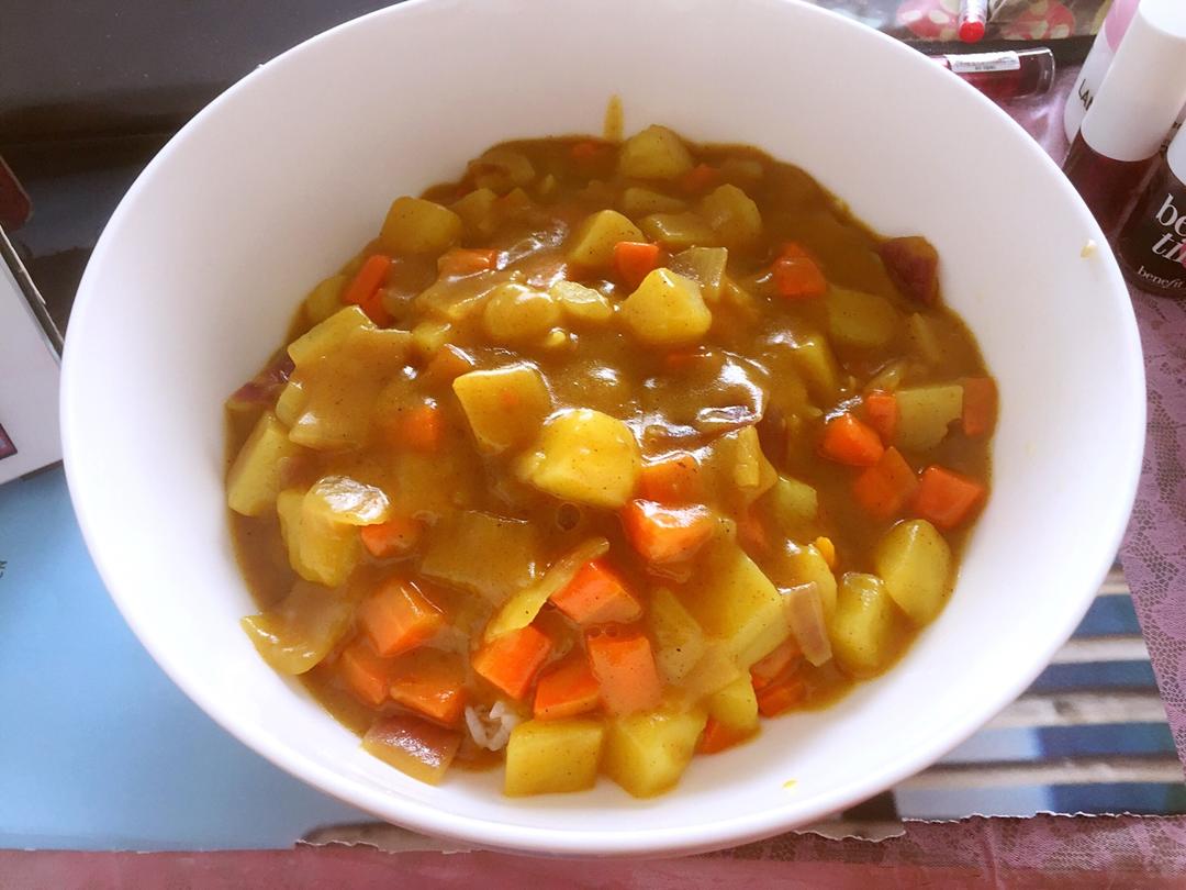 许下厨房做的咖喱土豆鸡块