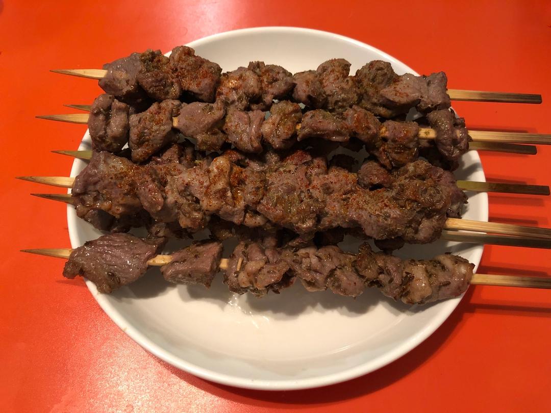 烤箱版新疆羊肉串