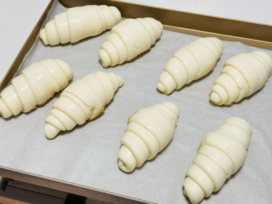 手揉日式海盐牛角包🧂（水合法💧超轻松）