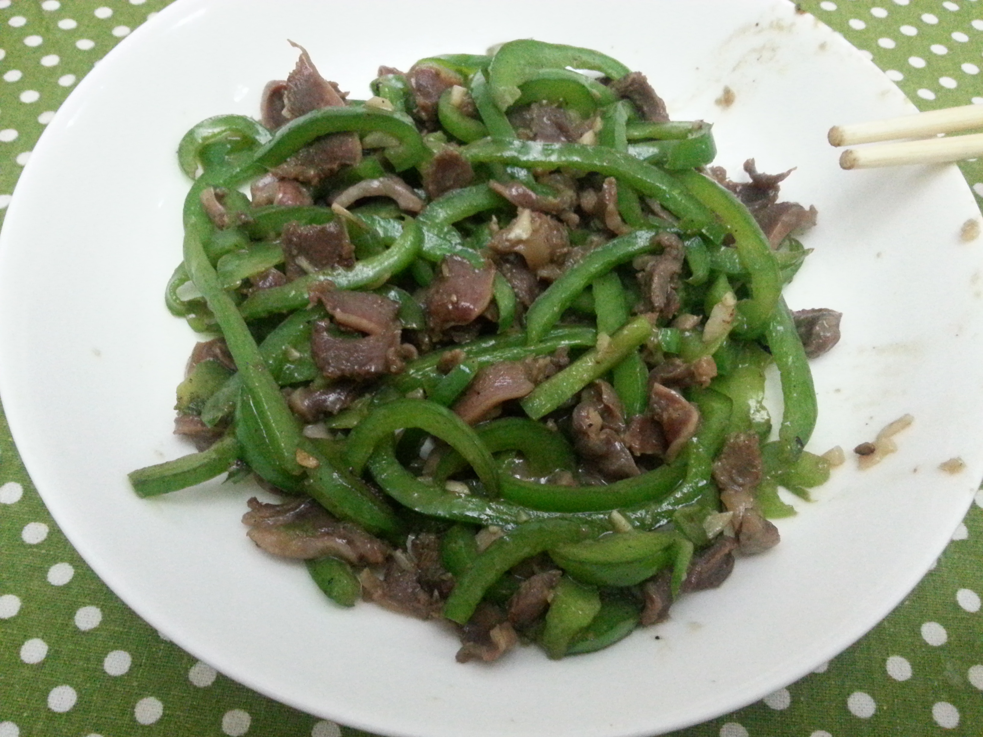 尖椒爆炒鸡胗