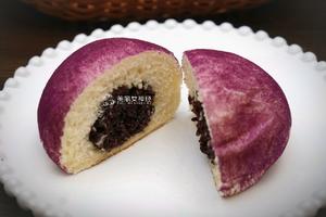 2020大红大紫【紫米餐包】的做法 步骤12