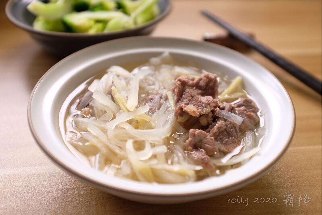 快手减脂汤—白萝卜丝牛肉🥣的做法 步骤2