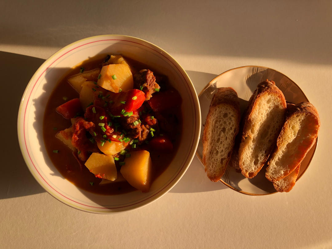 番茄土豆炖牛腩