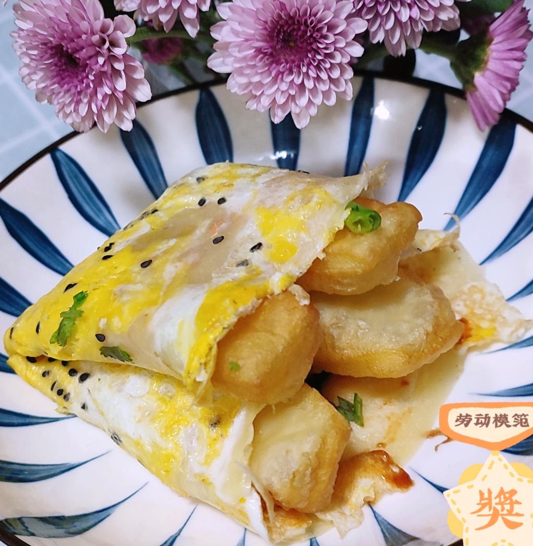 家庭平底锅版煎饼果子