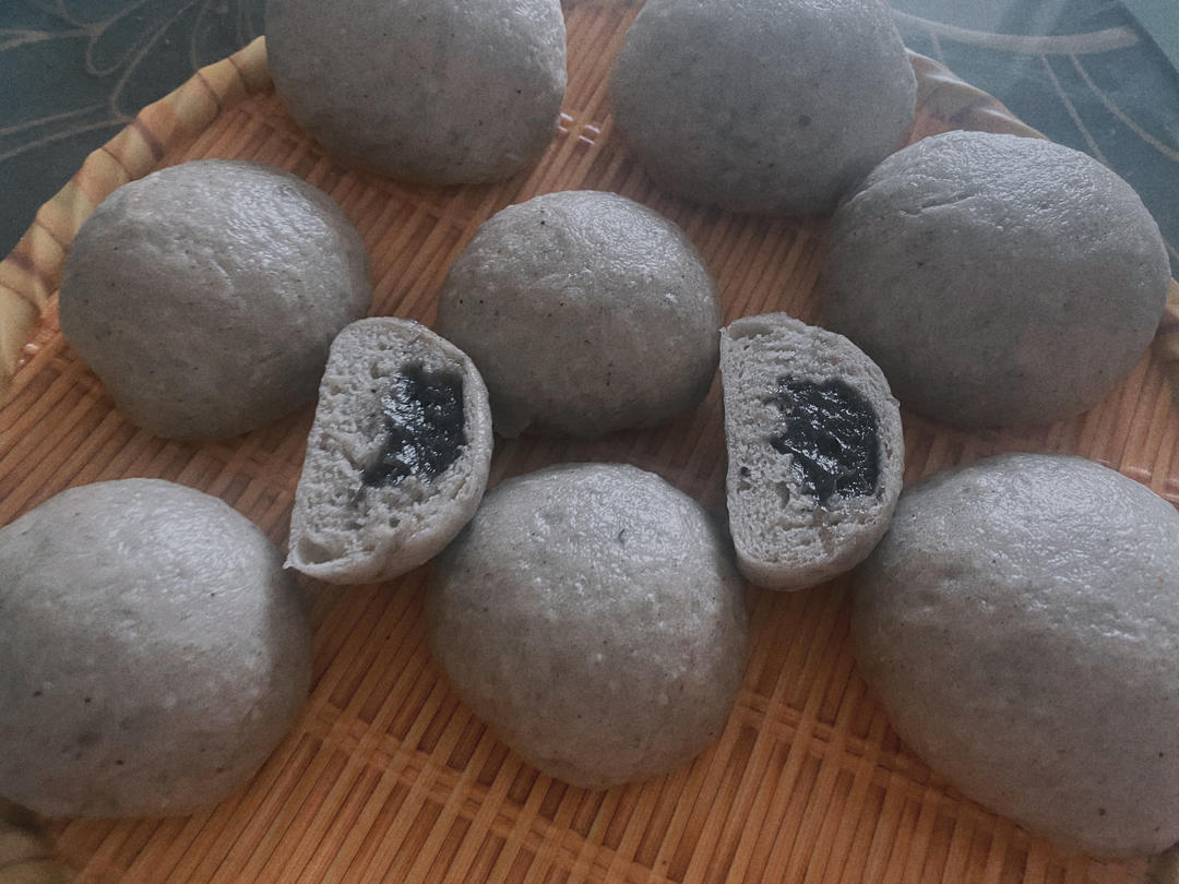 春季补钙✨宝宝辅食之黑芝麻馒头