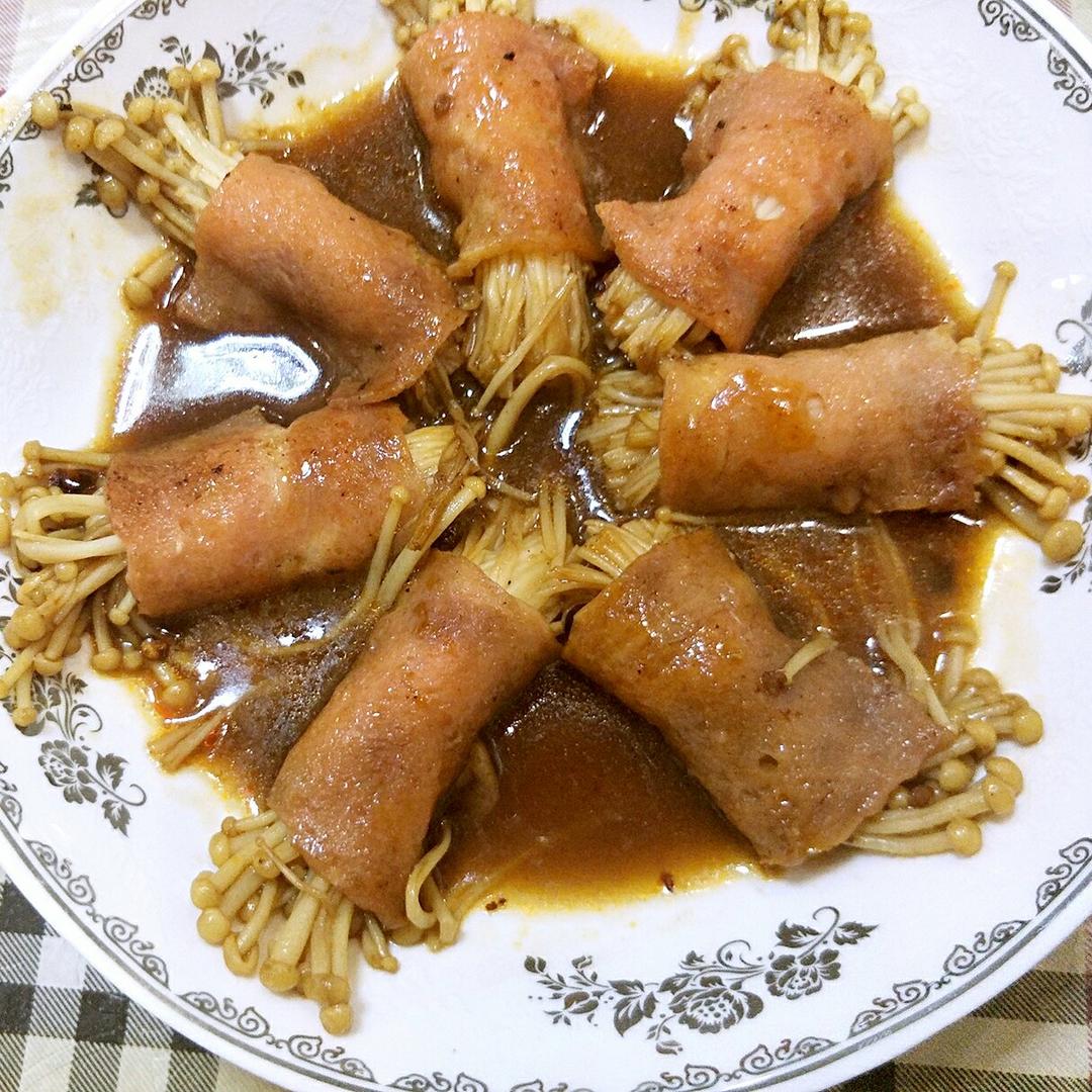 金针菇培根卷