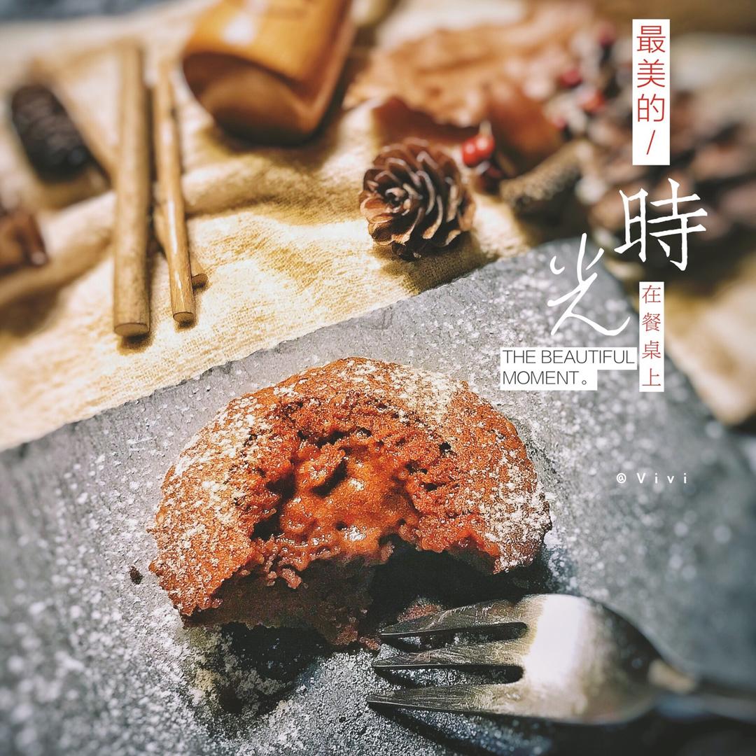 巧克力熔岩蛋糕(全图文超简单)