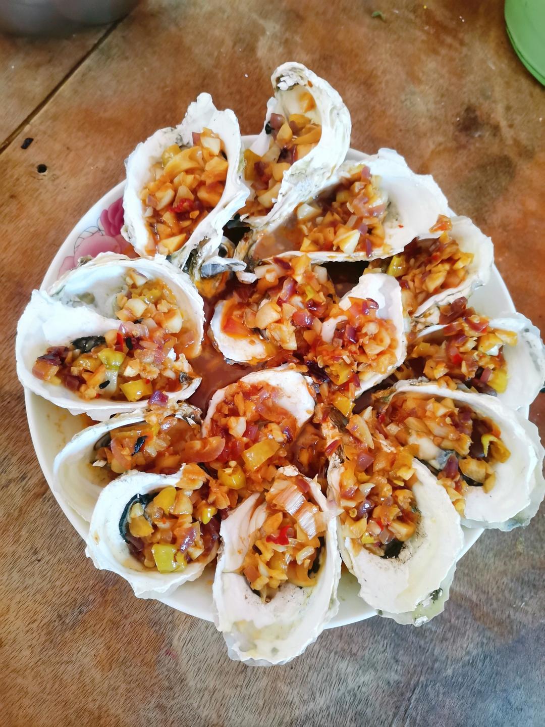 超简单～蒸蒜蓉生蚝