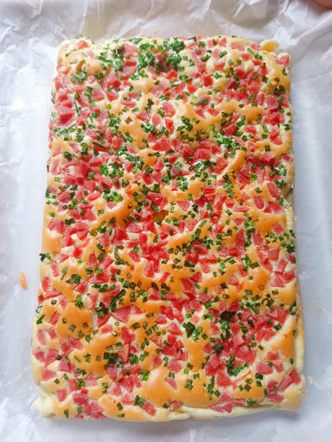 香葱咸味蛋糕卷
