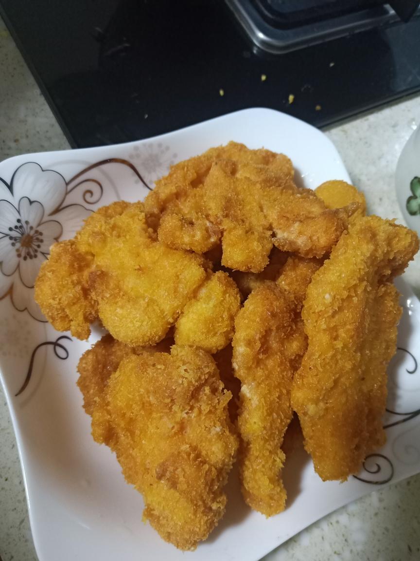 香酥炸鸡胸肉块