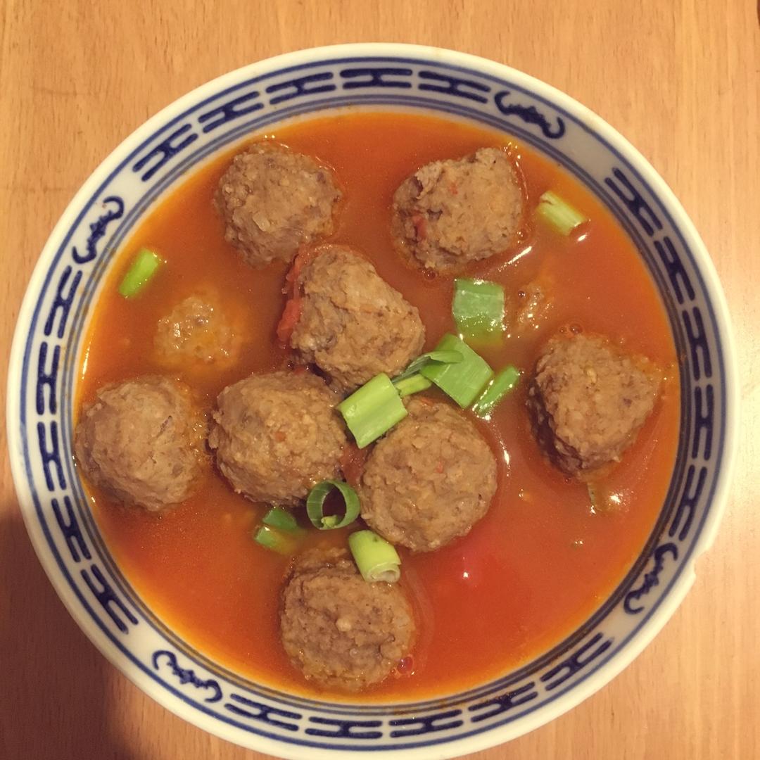 【番茄鸡肉丸】