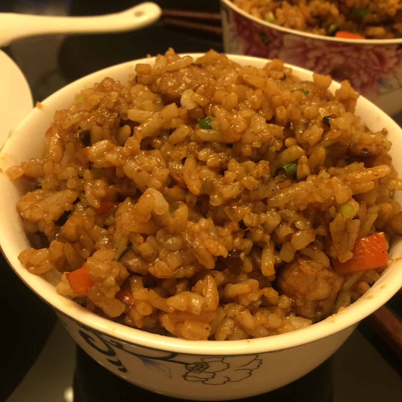 香菇肉丁油饭