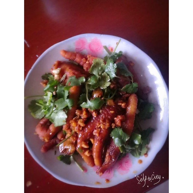 香辣蒜香凉拌爽脆鸡脚