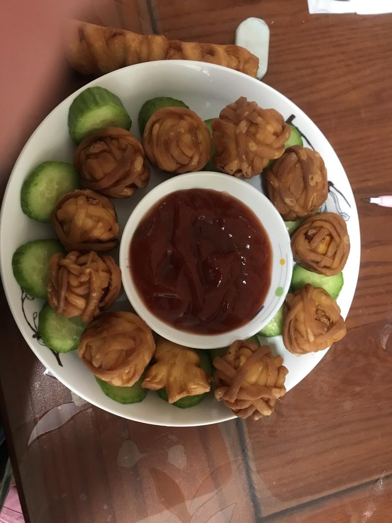 金丝蛋球--宴客菜