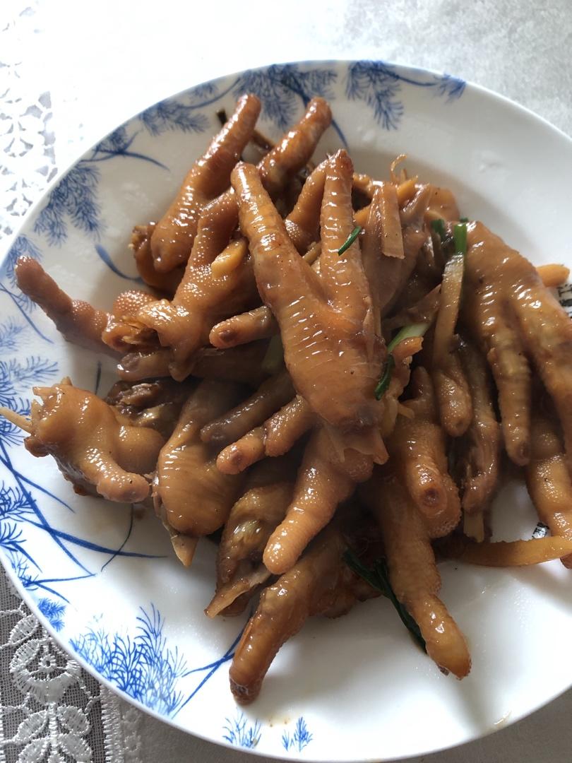 香辣烧鸡爪