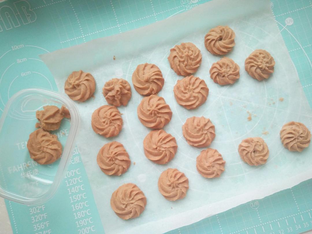 (珍妮曲奇+网红曲奇)咖啡小花配方/烘焙视频饼干篇2