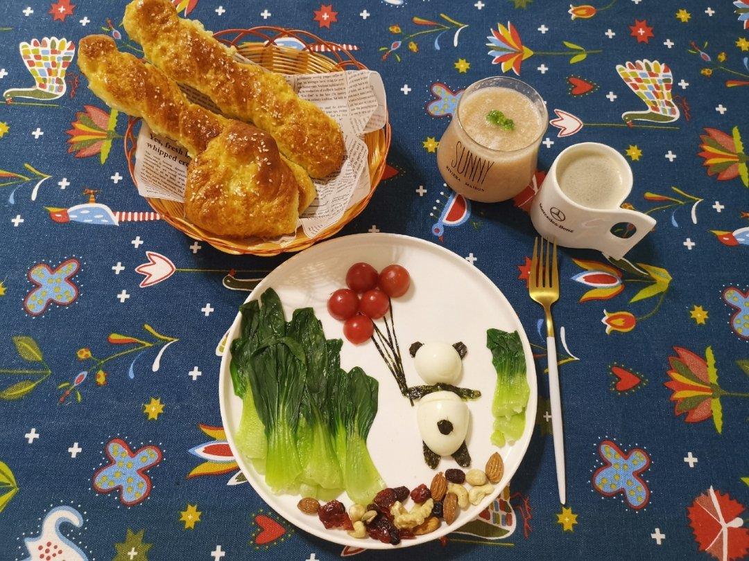 创意儿童早餐炒饭拼盘