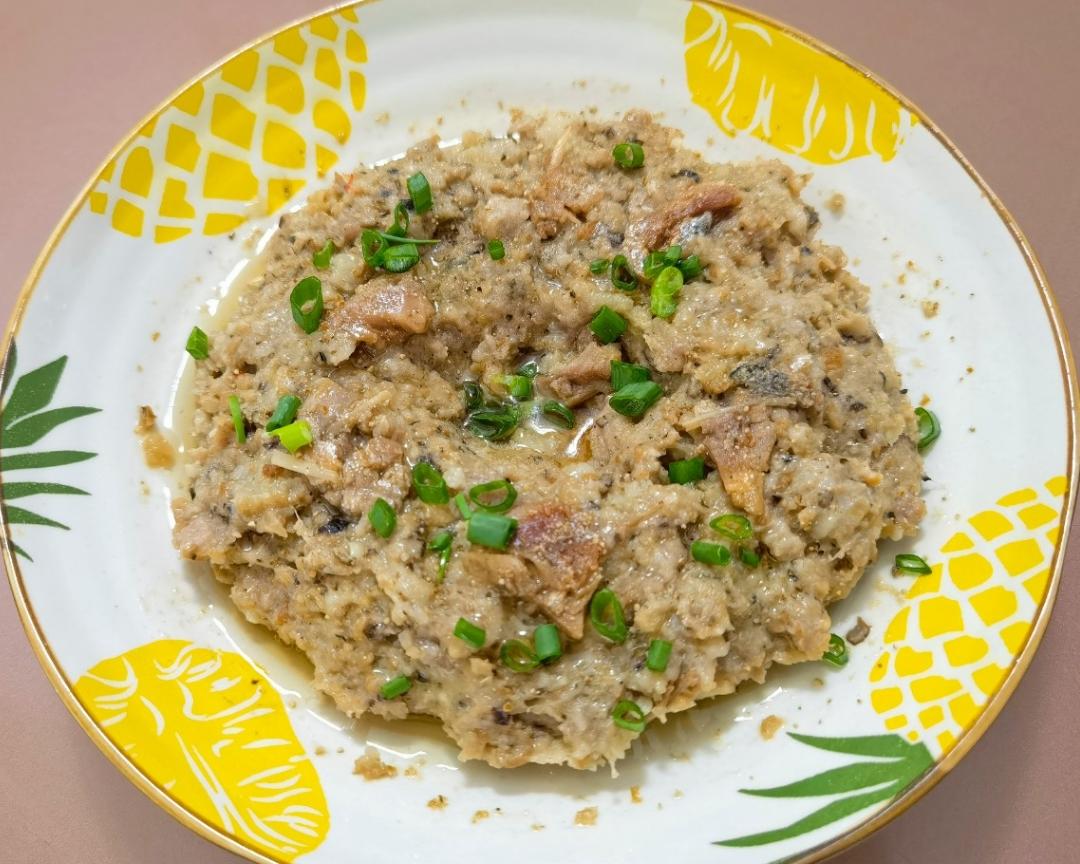 咸鱼蒸肉饼(蒸菜)