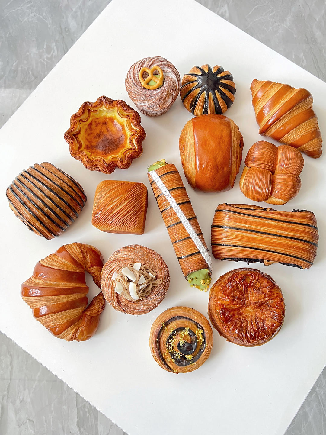 可颂 羊角面包 丹麦面包