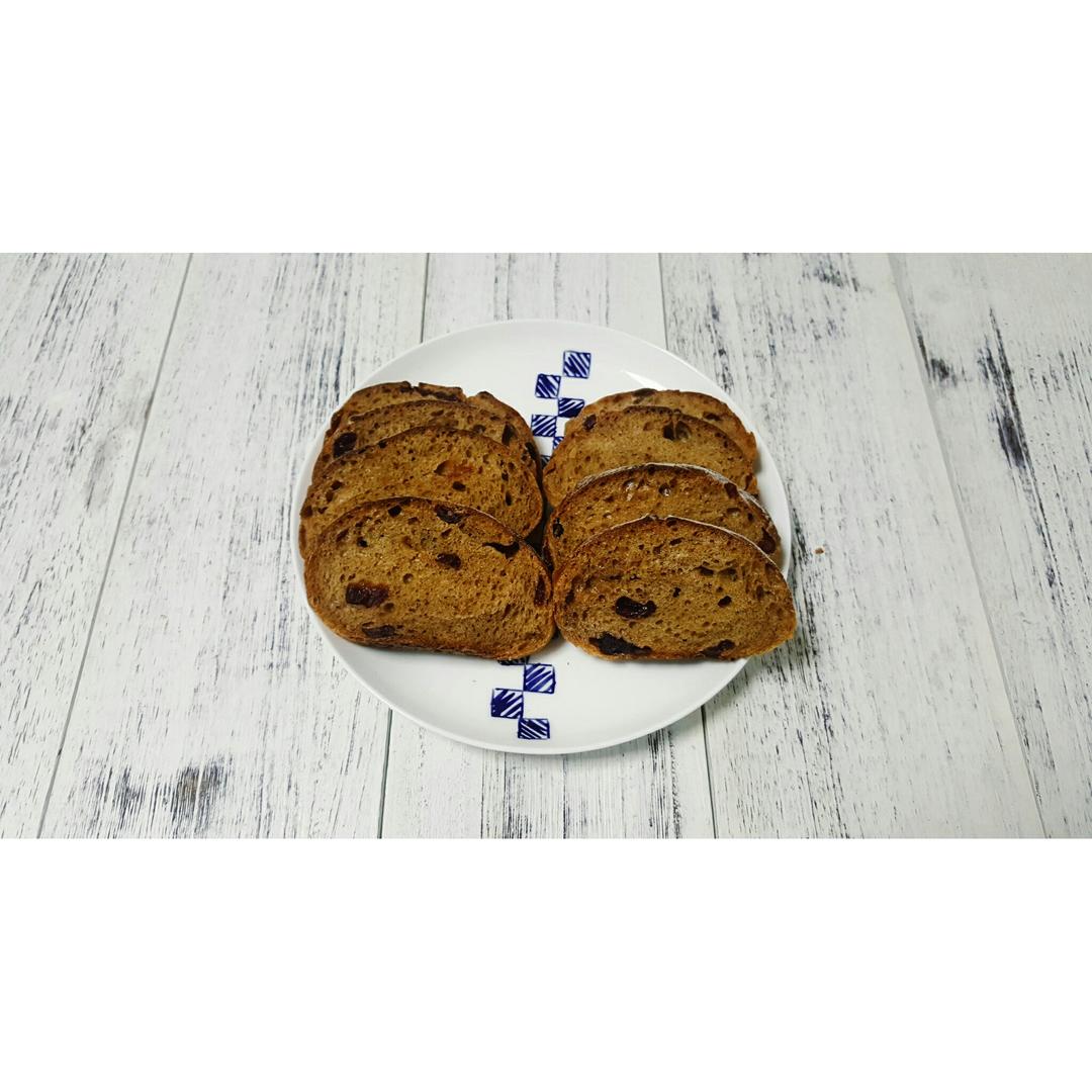 全麦蔓越莓软式欧包（免揉）