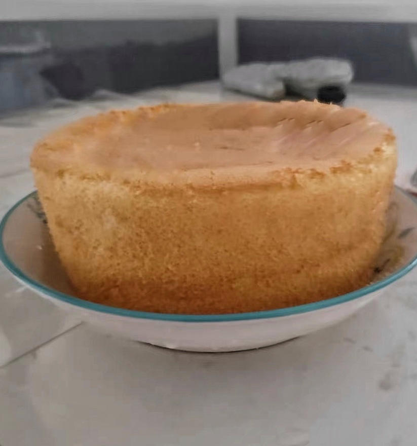 健康无油低糖版椰香戚风蛋糕