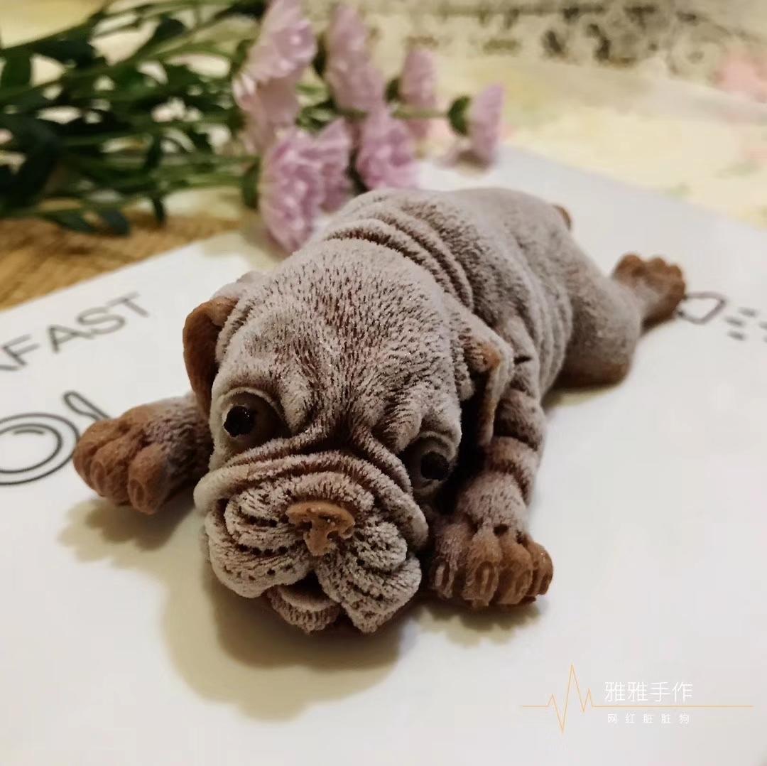 网红沙皮狗慕斯4寸的做法