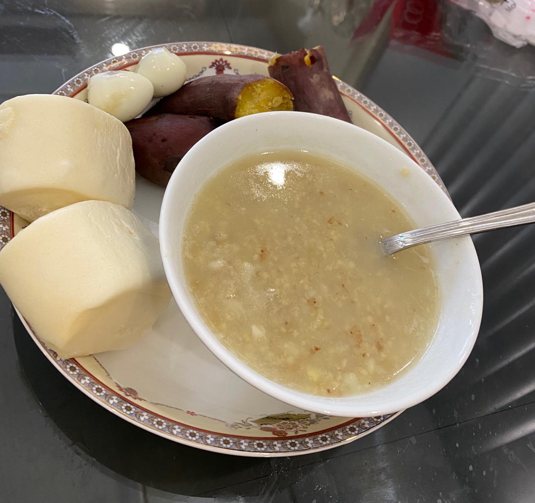 早餐#鸡蛋西多士玉米汁