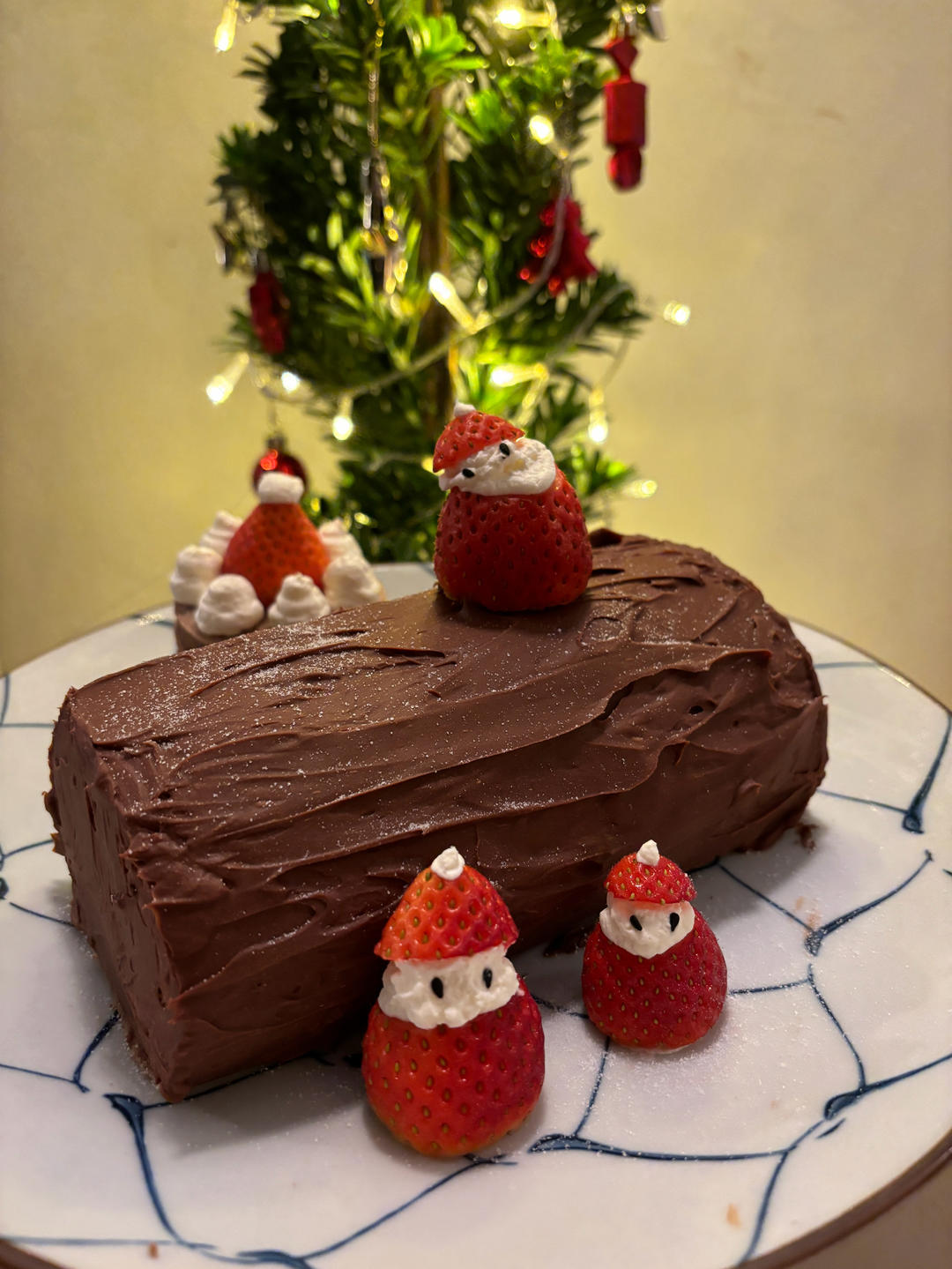 圣诞树桩蛋糕（完全攻略）
