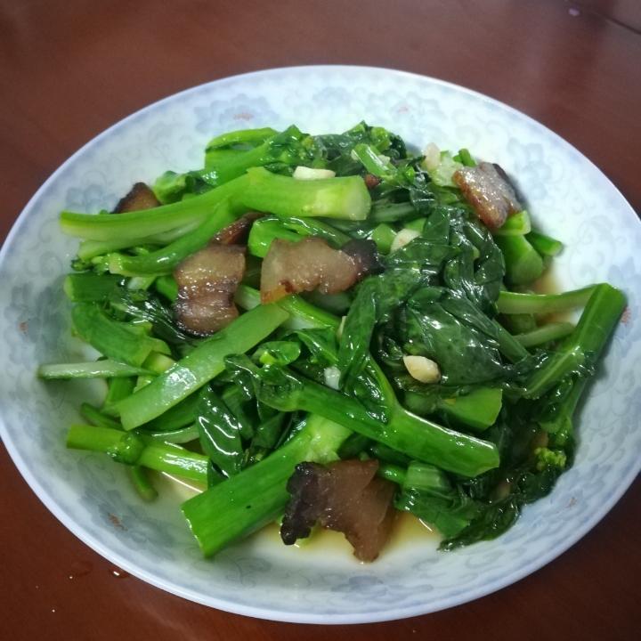 芥蓝炒腊肉