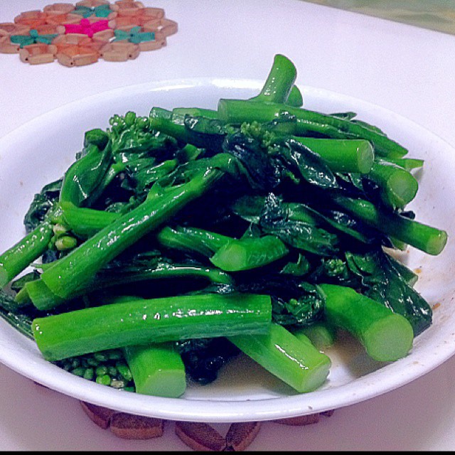 俊俊酱做的清炒芥蓝