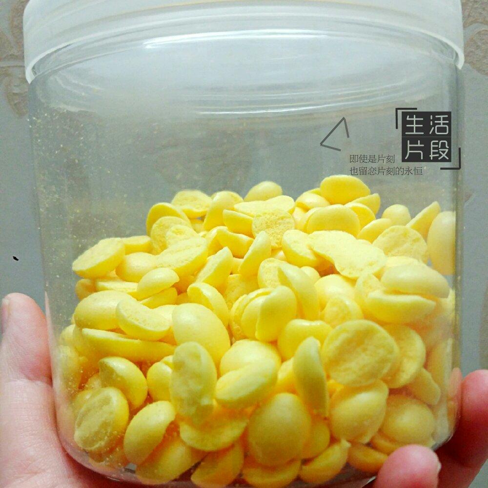 入口即化的无添加蛋黄溶豆