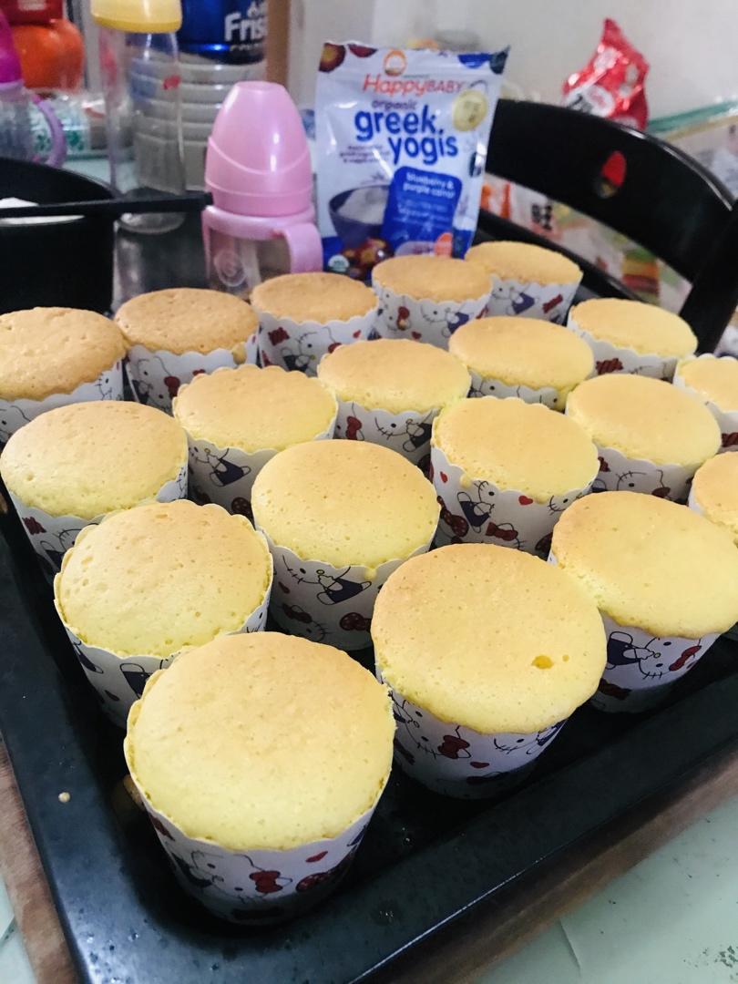 纸杯蛋糕 8寸戚风蛋糕的量