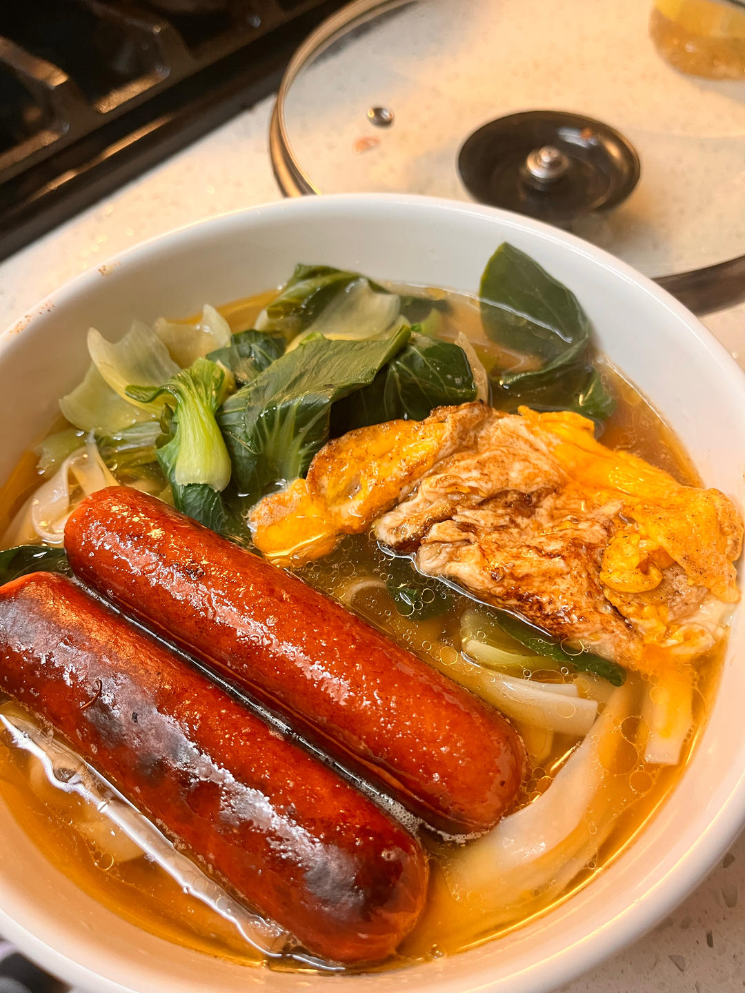 五分钟早餐面～汤汁鲜美好吃