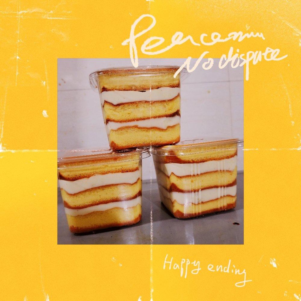 巨巨巨好吃戚风榴莲冻芝士蛋糕