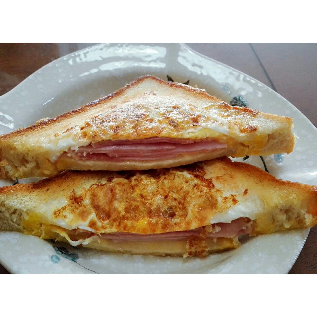 一片面包的三明治