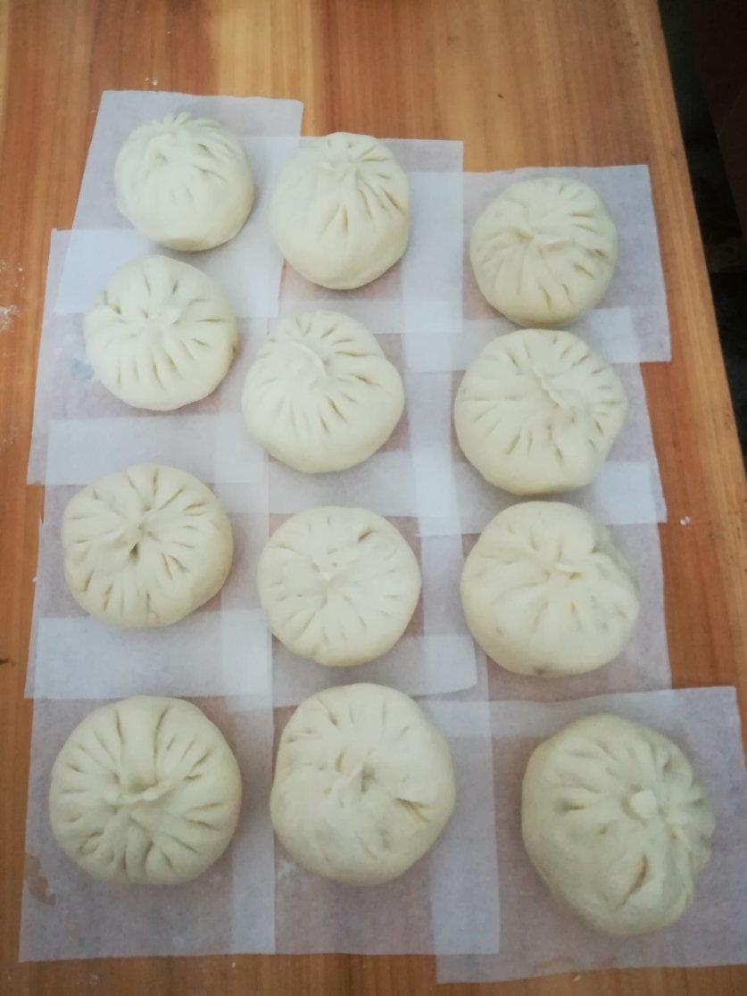 胡萝卜木耳鸡蛋素包子