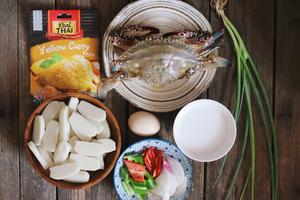泰式咖喱年糕蟹的做法 步骤1