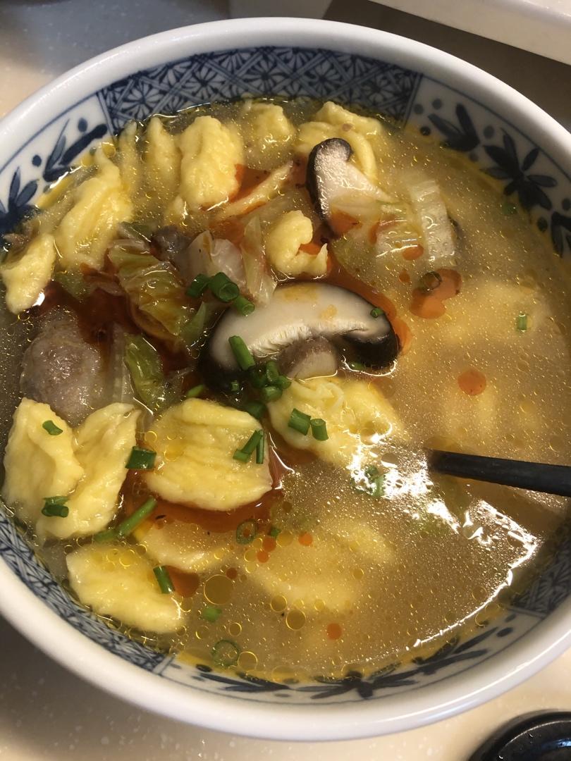 营养果蔬面疙瘩