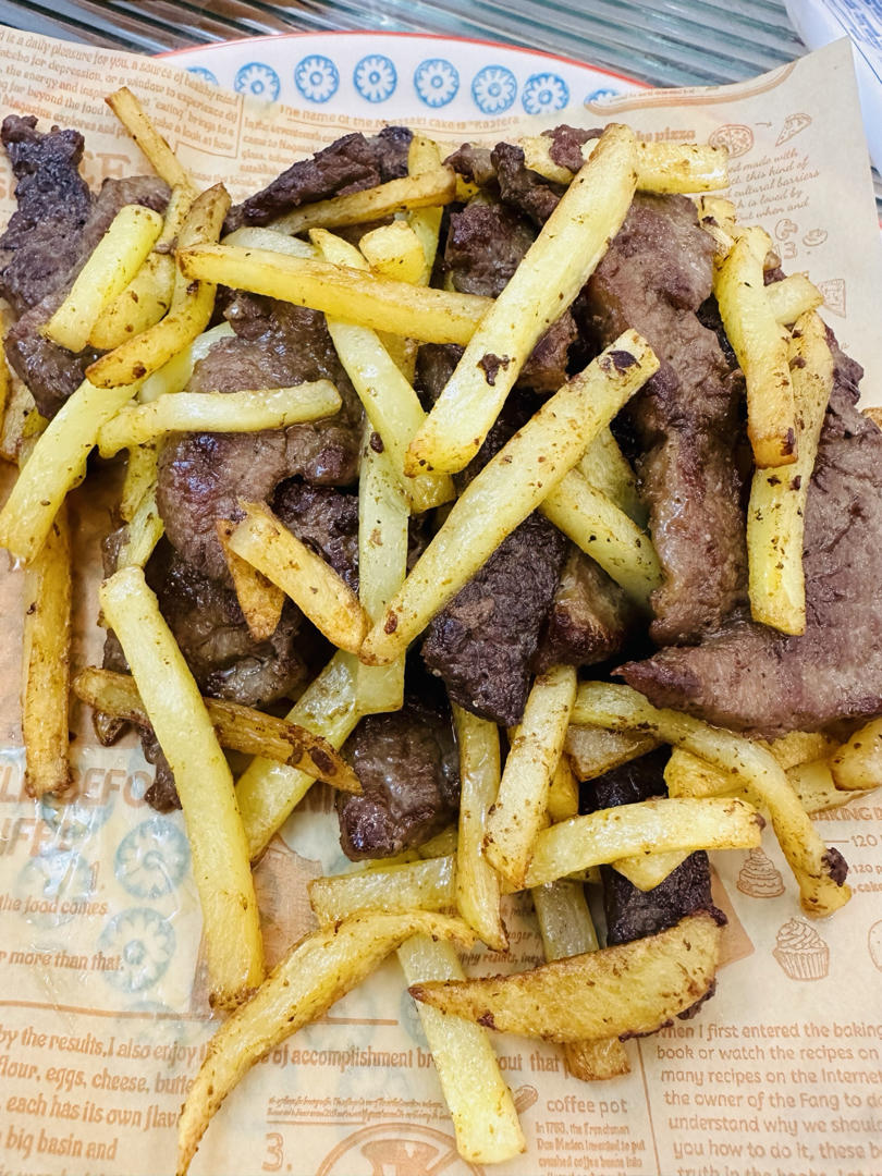 香煎牛排土豆条