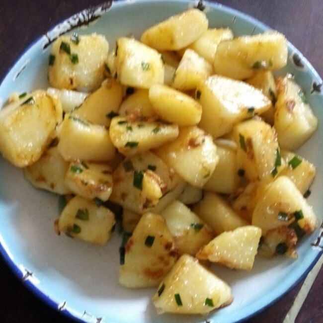 香煎土豆块
