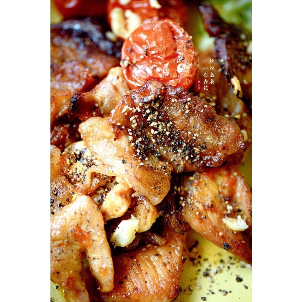 番茄蒜泥烤五花肉-【北鼎烤箱食谱】