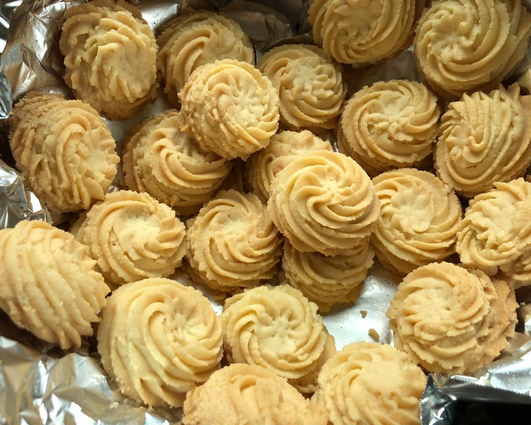 一抿即化酥到掉渣的珍妮曲奇云顶小花/烘焙视频饼干篇1