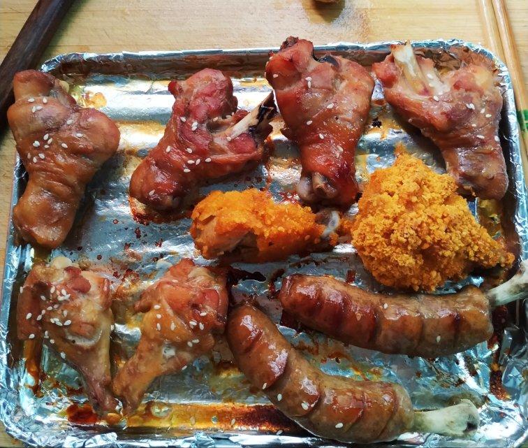 烤鸡翅（自制腌料）