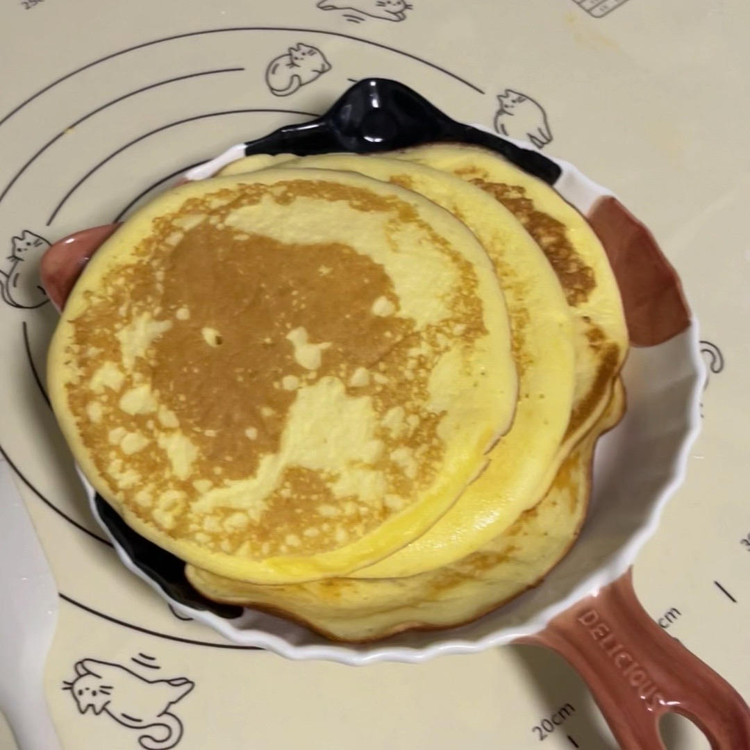 快手松饼（早餐吃它准没错~）
