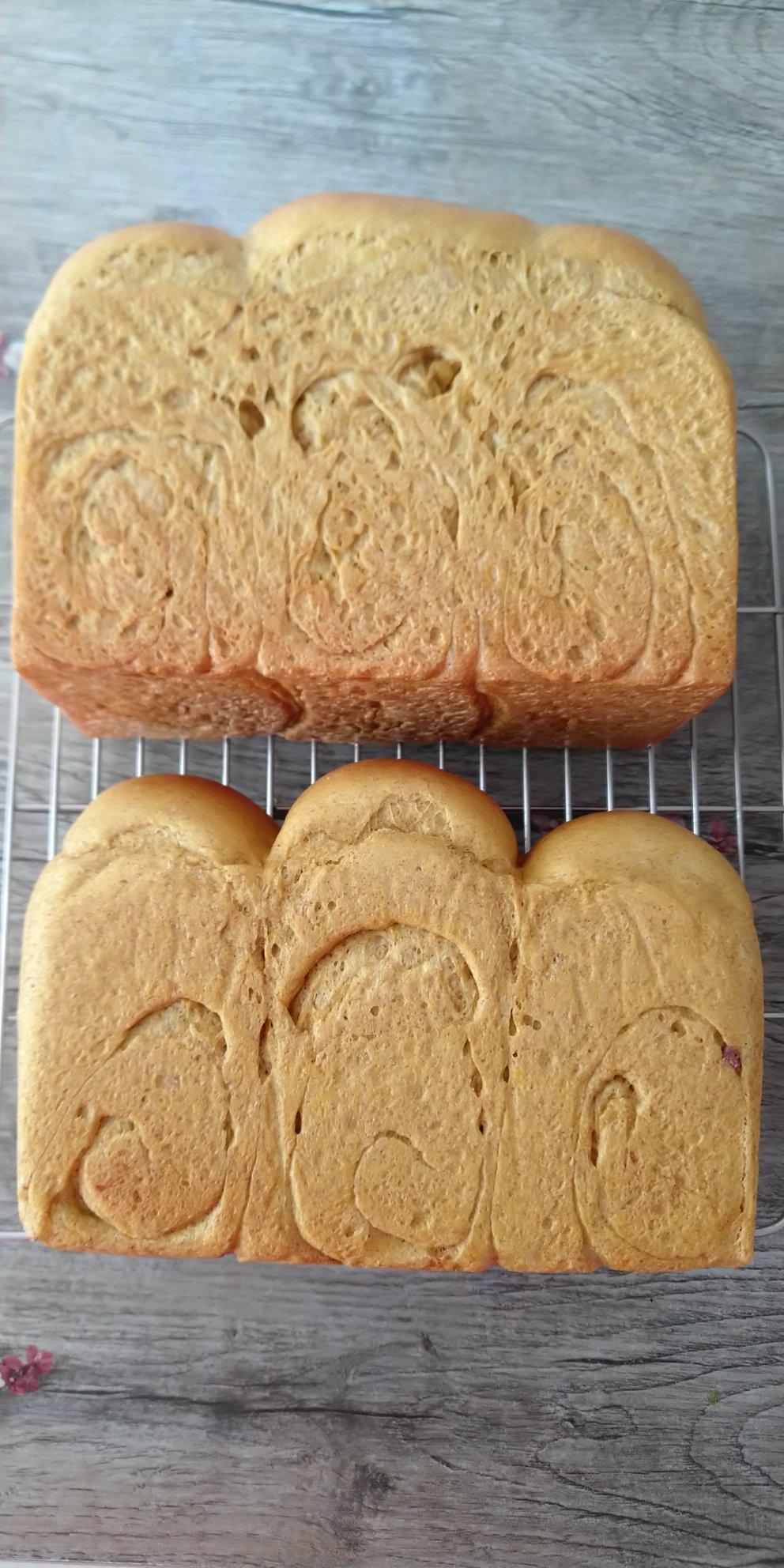 【无糖】全麦南瓜吐司