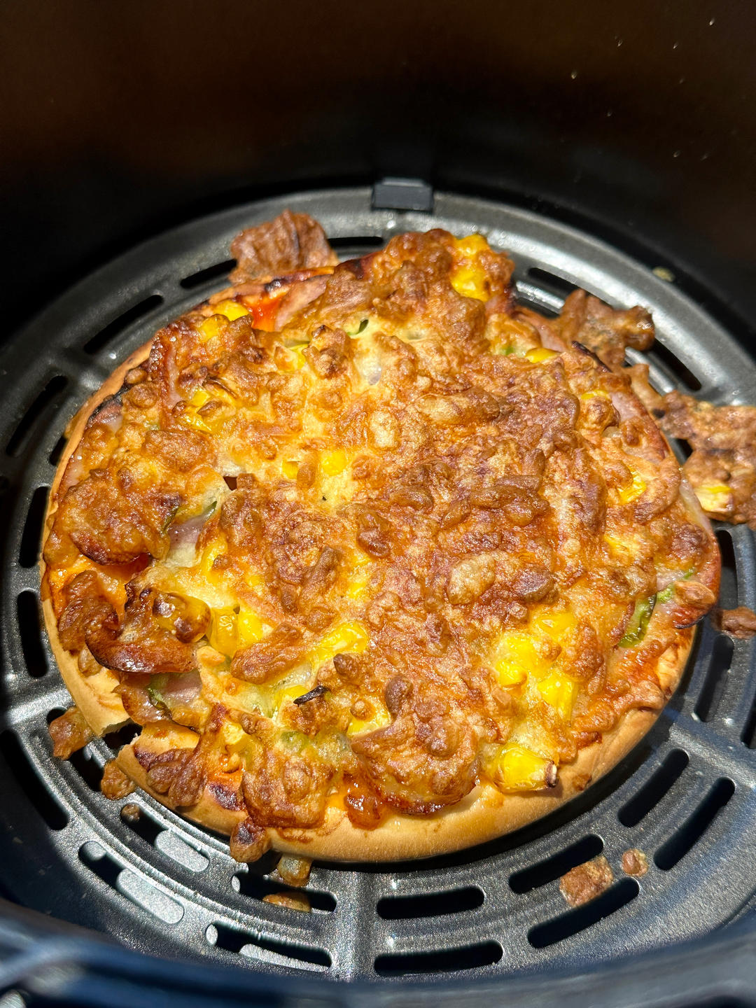 自制披萨～空气炸锅版