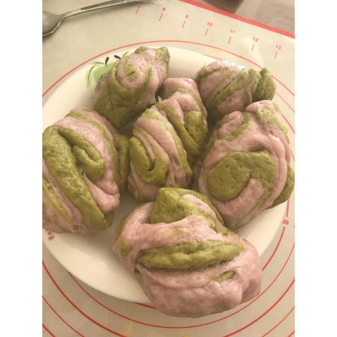 双色花卷