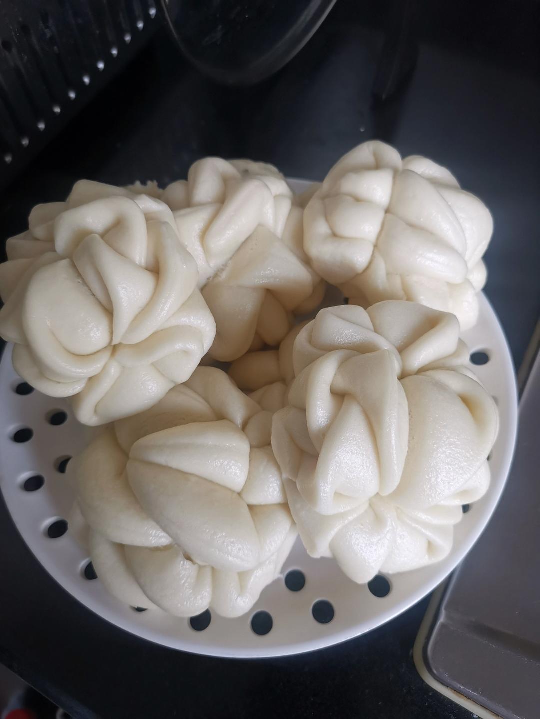 美丽的花卷 造型馒头 一次醒发 快手面食 附细节视频详解