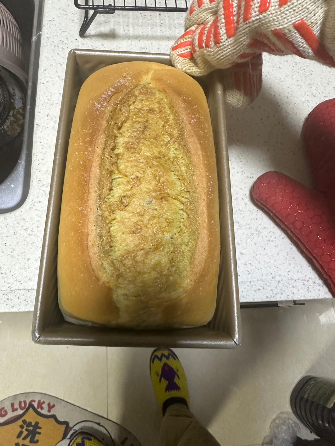 抹茶双色吐司